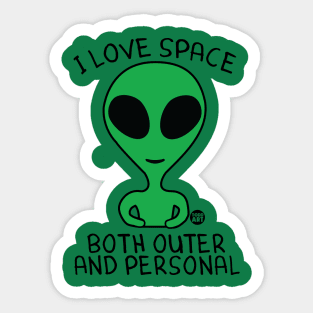 personal space Sticker